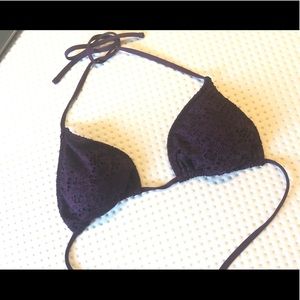 Dark Purple Bikini Top